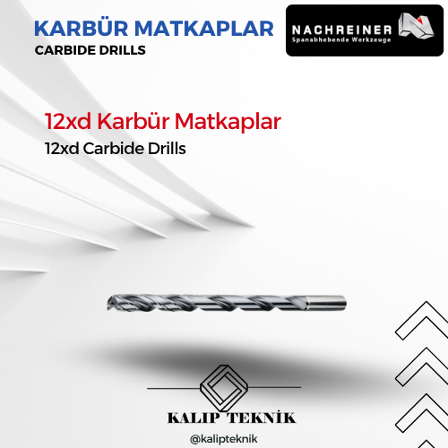 12xD Karbür Matkaplar